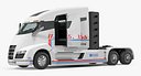 Nikola One Electric Semi Truck Rigged 3D Model