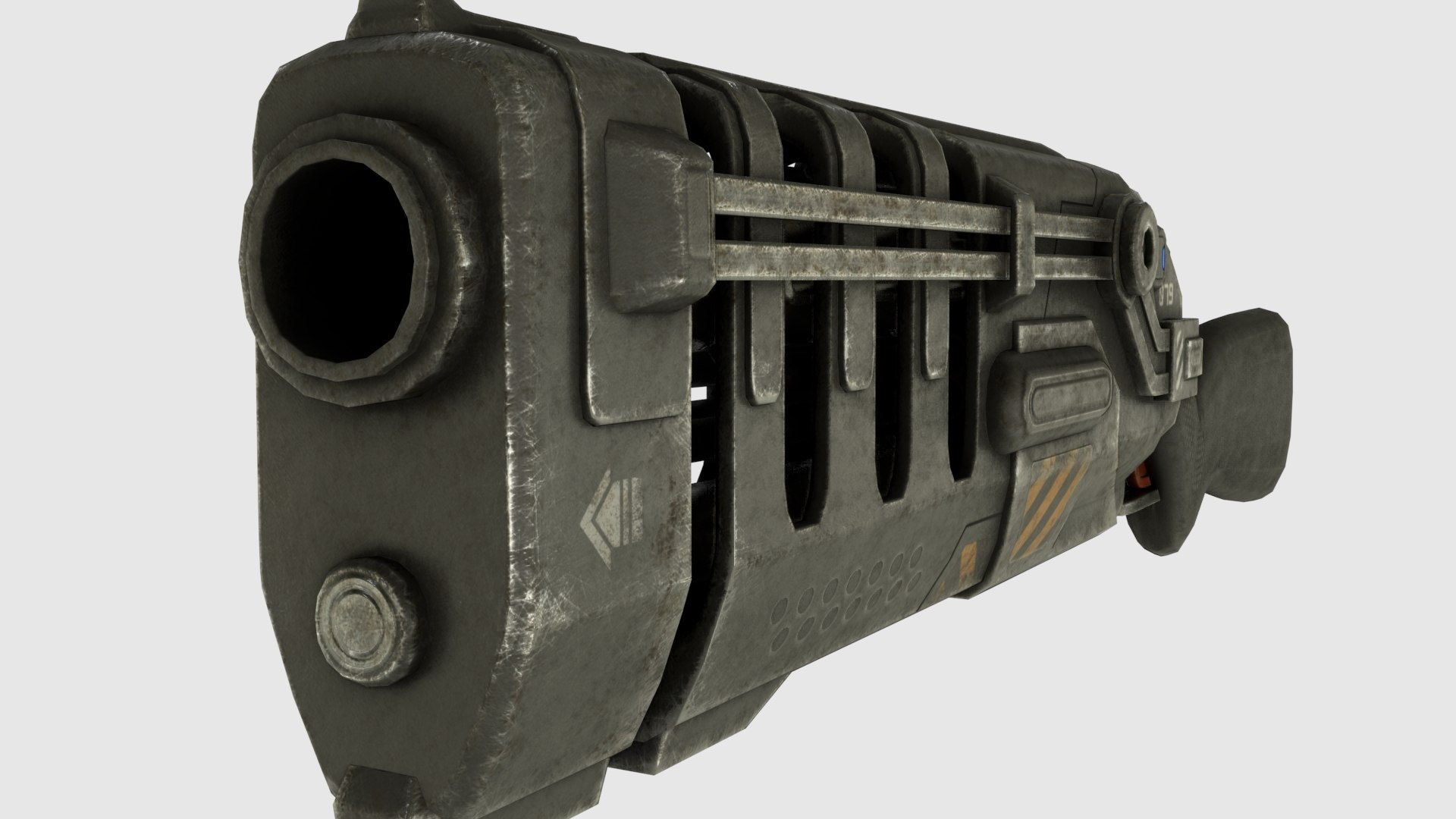 Plasma rifle rpg launcher 3D - TurboSquid 1418946