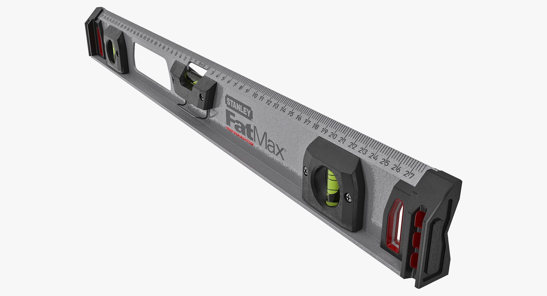 Stanley FatMax Magnetic Spirit Level 3D Model 3D model preview