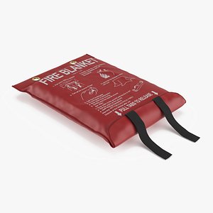Emergency Fire Blanket in Red Pouch
