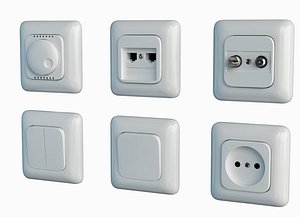 3d switches sockets titan