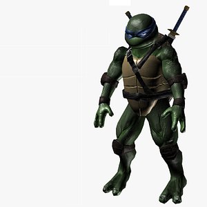 3D tmnt leonardo