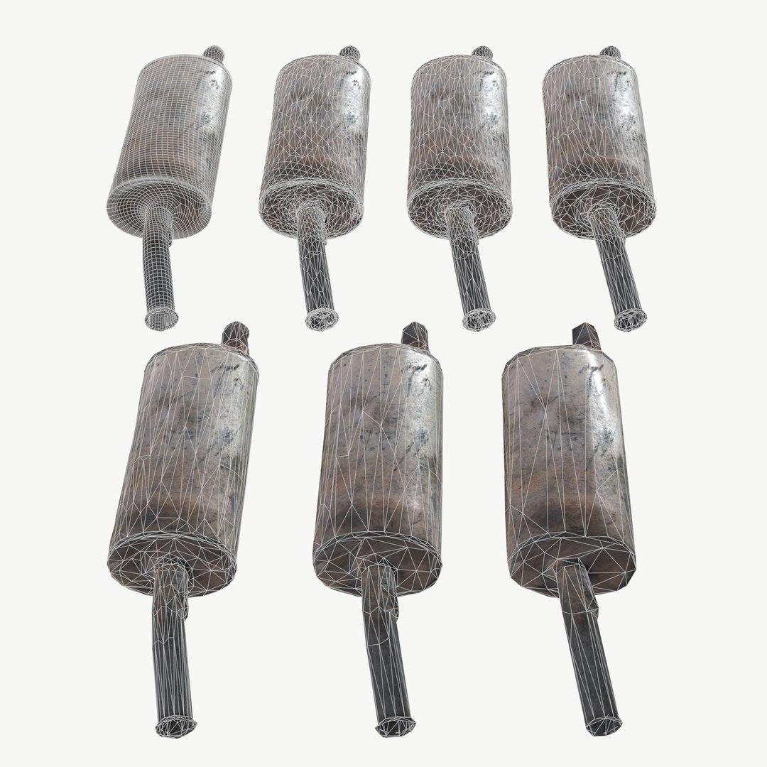 High Quality Scan Scrap Exhaust 1 Model TurboSquid 2204416