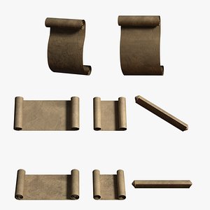 Scrolls 3D model