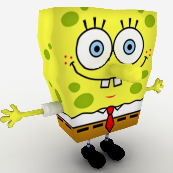 free sponge bob 3d model