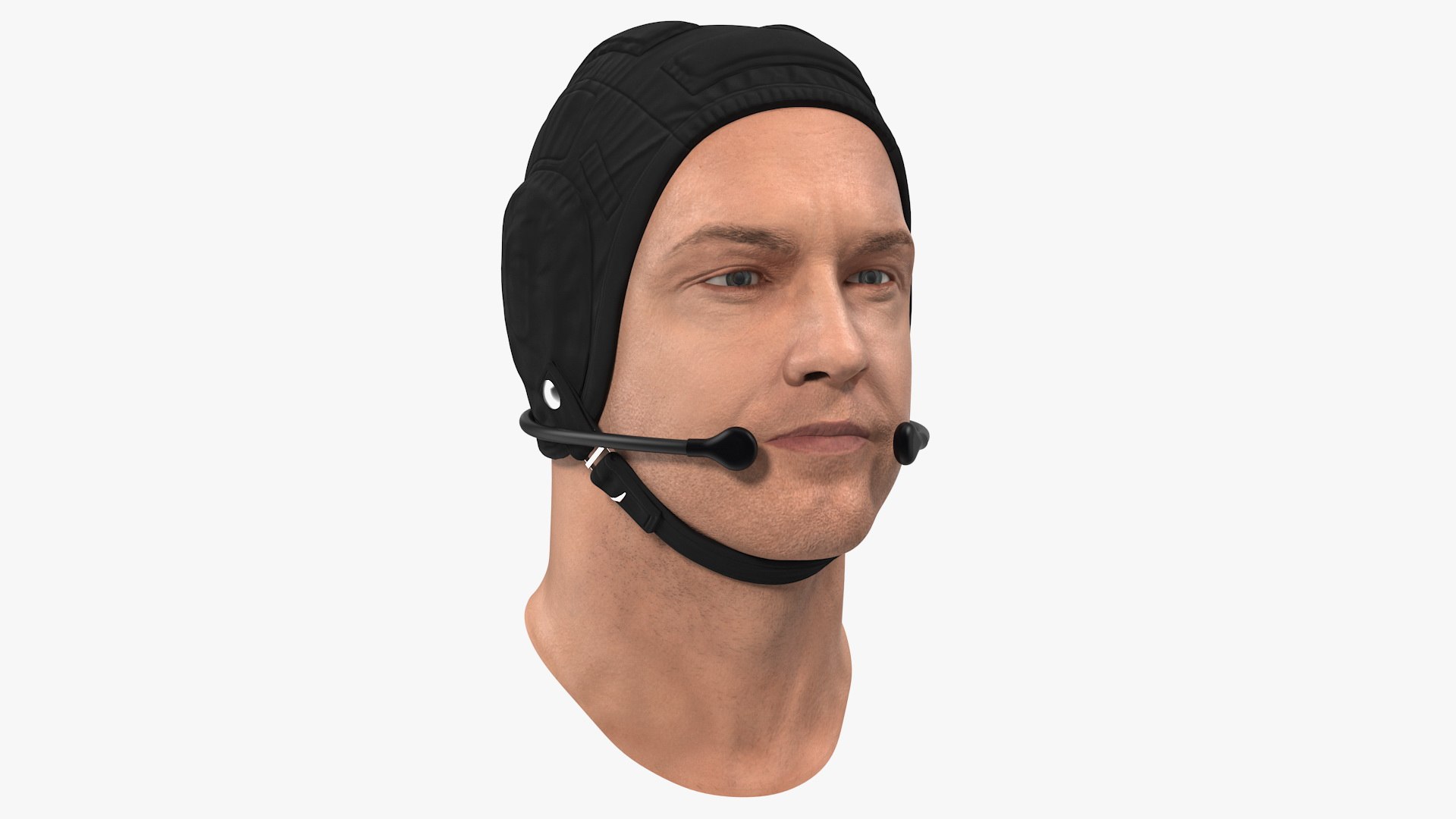Astronaut Head 3D model preview