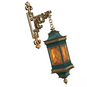 Classic Street Wall Light 0202 3D