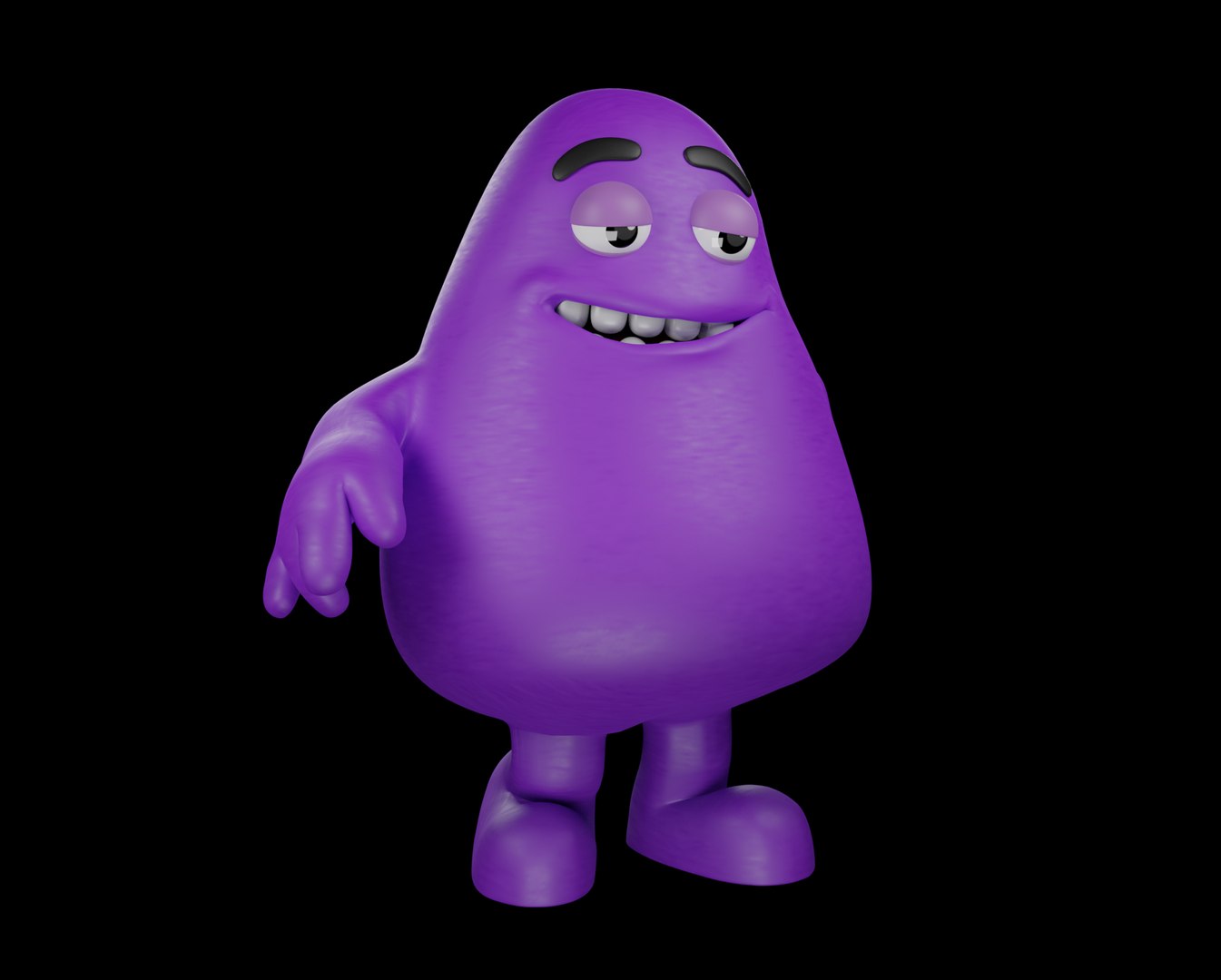 3D Grimace Rigged Character - TurboSquid 2126931