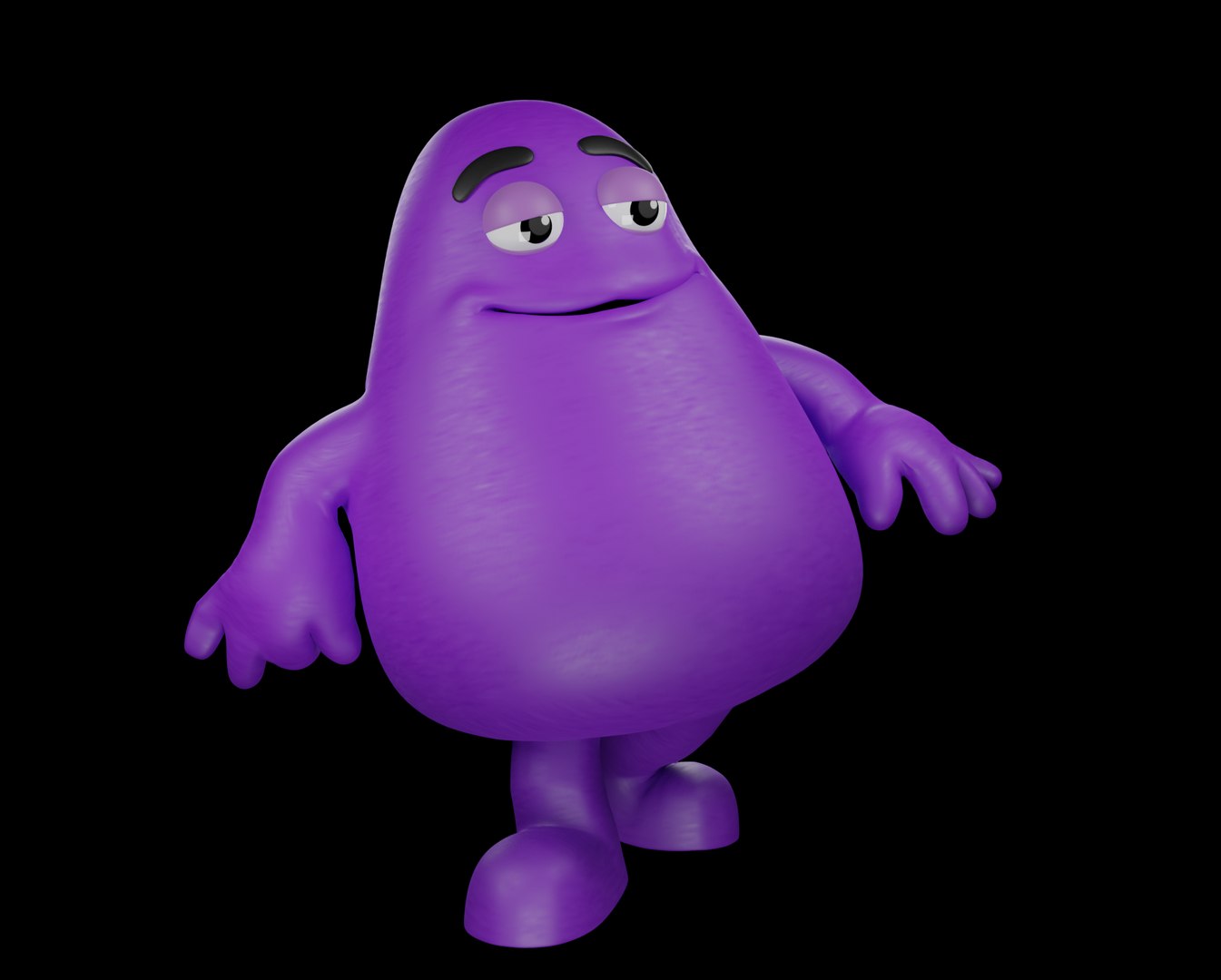 3D Grimace Rigged Character - TurboSquid 2126931