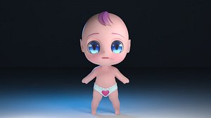 3D Anime baby