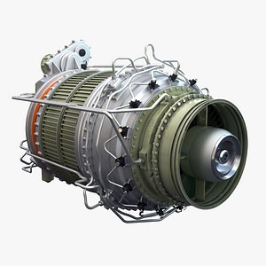 3D Turboshaft engine model