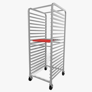Sheet Tray Rack With Trays
