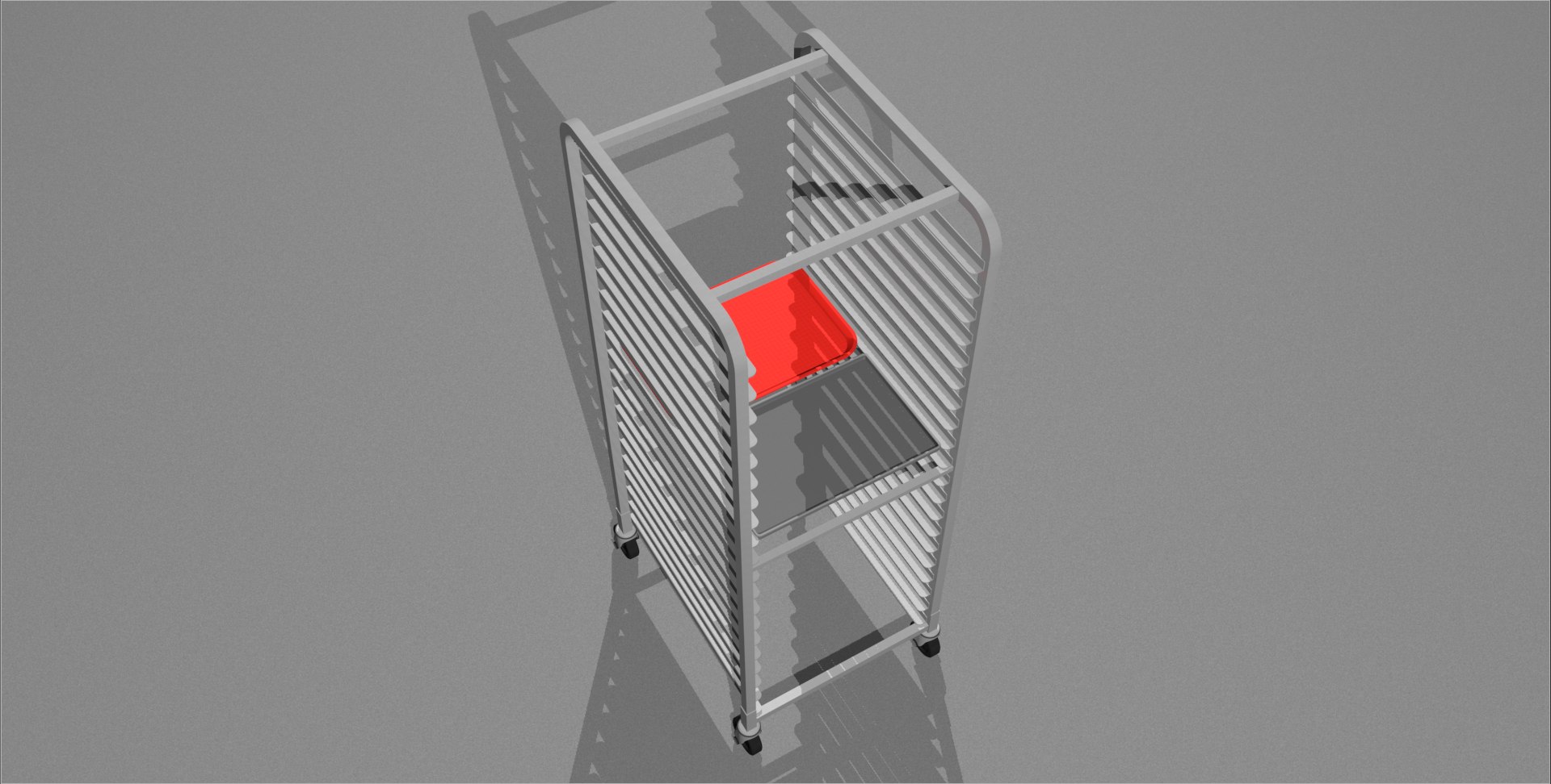 Sheet Tray Rack Style 3d C4d