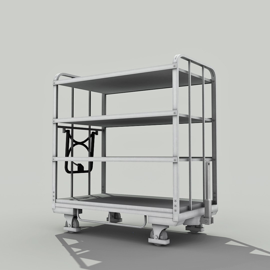3d model transport cart