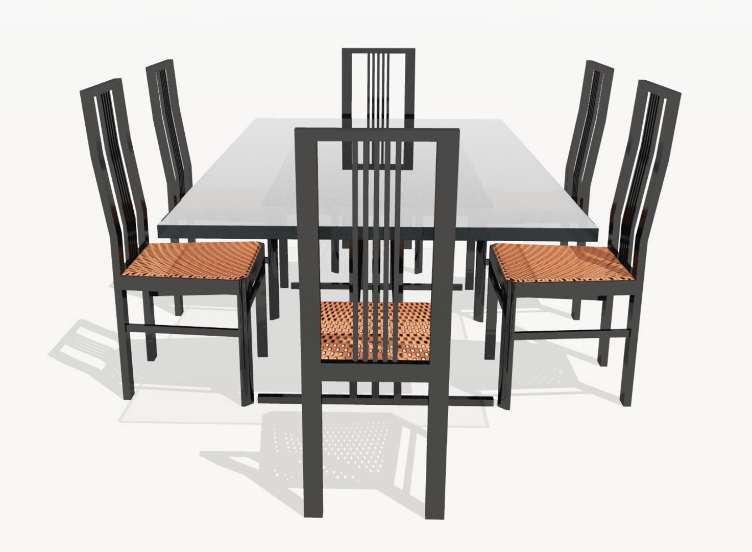 Table Chairs Dwg