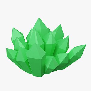 3D Green Crystal model