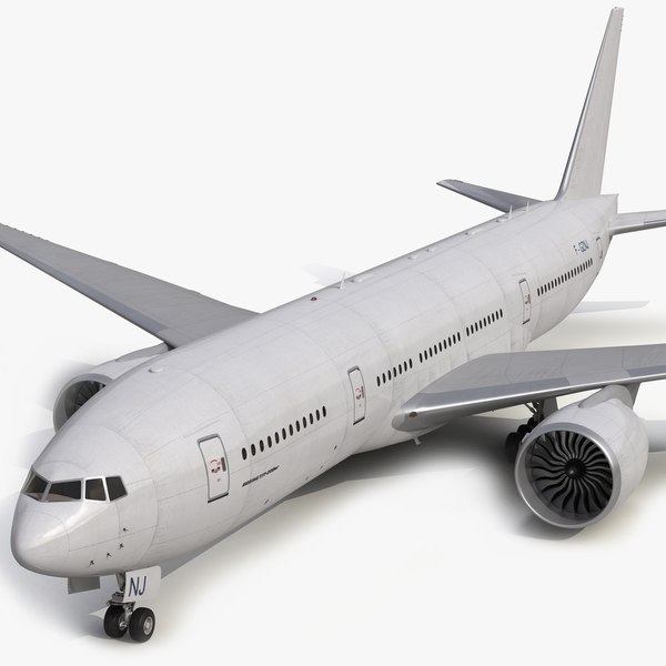 3d boeing 777-200er generic