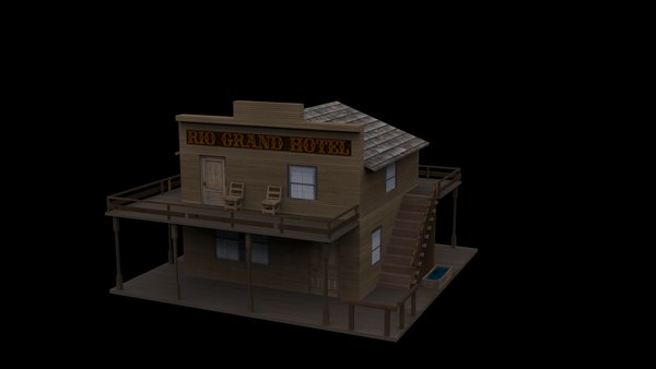 wild west hotel c4d free