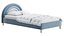 Lit pour enfants au fini velours Rainbow Kids