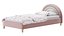 Lit pour enfants au fini velours Rainbow Kids