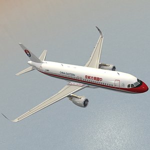 3ds max sharkleted a320neo china eastern airlines