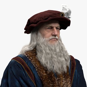 Leonardo Da Vinci Bust