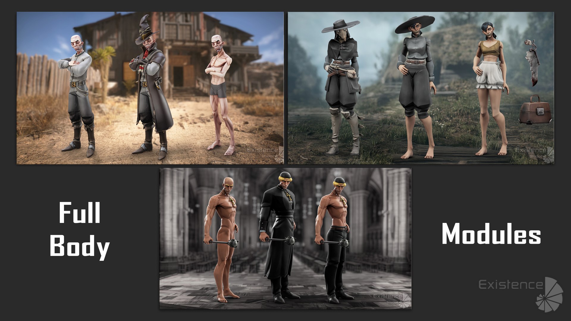 Pack 3 and 4 - Stylized Fantasy Creatures 3D model https://p.turbosquid.com/ts-thumb/ac/kFEgJS/5w/modules/jpg/1761948940/1920x1080/fit_q87/3d3e38d93124903a2bfd0cc087c0f3dcea4e2a1b/modules.jpg