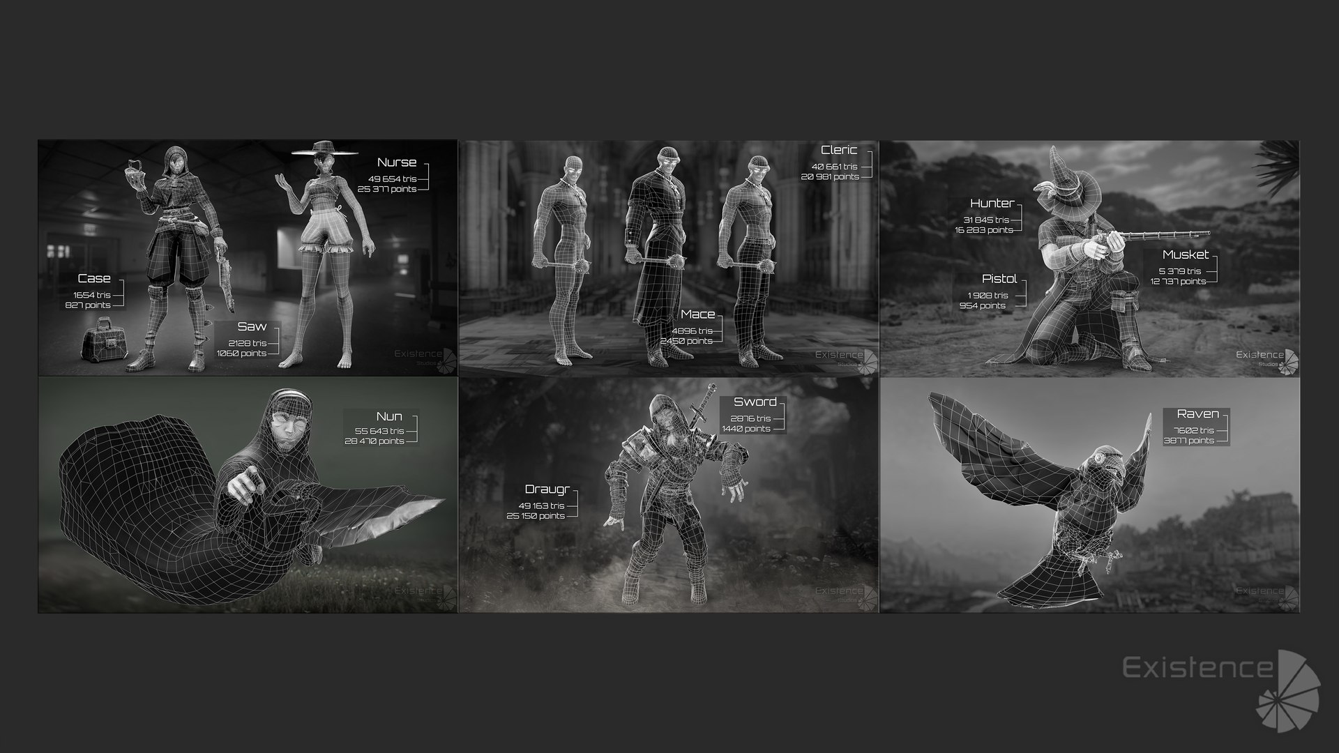 Pack 3 and 4 - Stylized Fantasy Creatures 3D model https://p.turbosquid.com/ts-thumb/ac/kFEgJS/EW/wireframe/jpg/1761949587/1920x1080/fit_q87/4260b128da2bca3f9b9a923b45116a2869091fb4/wireframe.jpg
