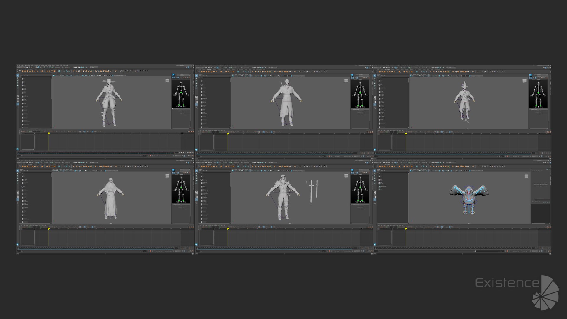 Pack 3 and 4 - Stylized Fantasy Creatures 3D model https://p.turbosquid.com/ts-thumb/ac/kFEgJS/Wp/maya/jpg/1761948939/1920x1080/fit_q87/8a26ac7dc62436d7917b37819bc700affdb2c4fc/maya.jpg