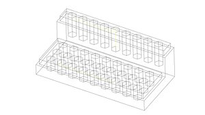 3D model of a stand for bits 3D