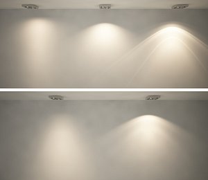 IES lighting. Five realistic lights. Vray