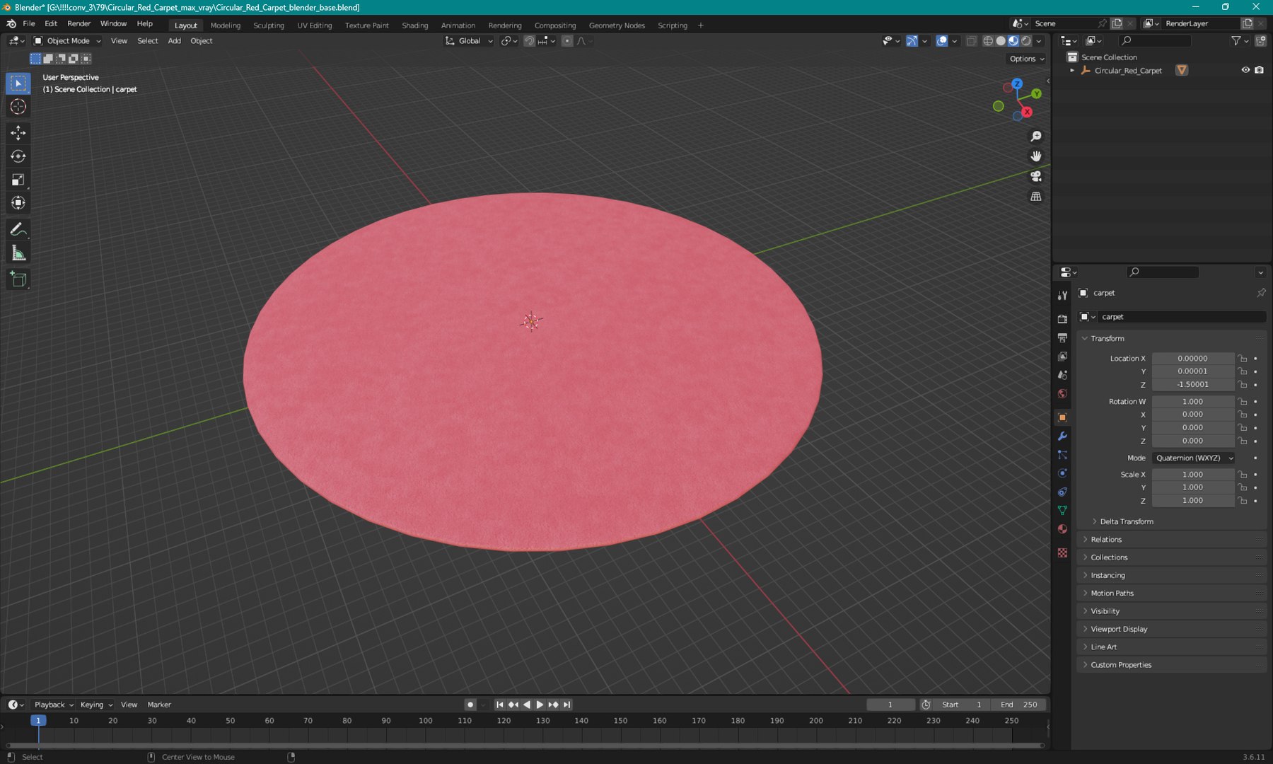 Circular Red Carpet 3D https://p.turbosquid.com/ts-thumb/ac/wA7KI5/ln/circular_red_carpet_1003/jpg/1735179984/1920x1080/fit_q87/b4407c784290dd78ac1e2adf8a490ebdba18c2ec/circular_red_carpet_1003.jpg