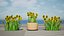 Billy Buttons 3D Flower Asset