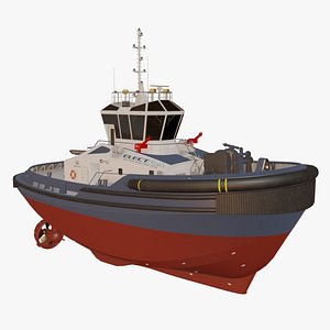 3D Habour Electric Tug