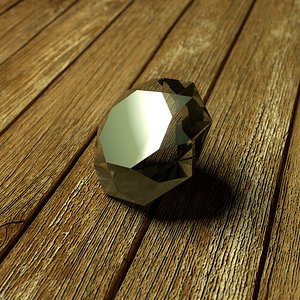 3d shiny gemstone
