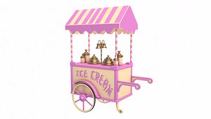Ice Cream Cart model