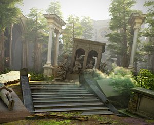 Forest Cathedra 3D model