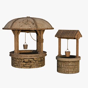 Medieval Water Well 3D model