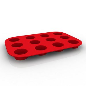 bellemain 12-cup muffin pan 3d max