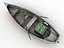 Wood fishing boat