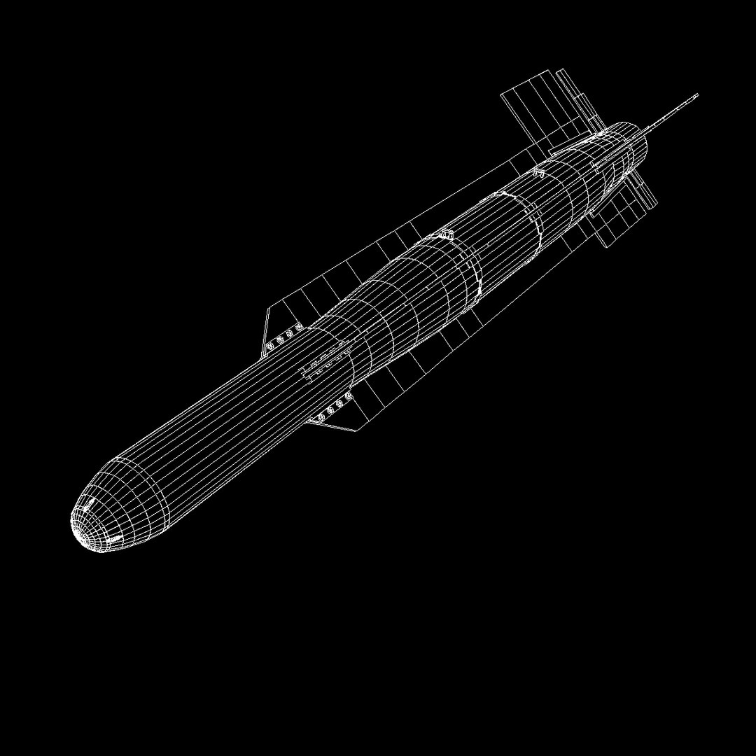 iranian qadr bomb 3d model