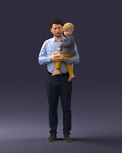scanned 3D model