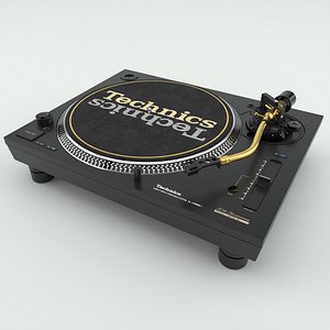 Technics SL-1200M7L Turntable Black 3D model
