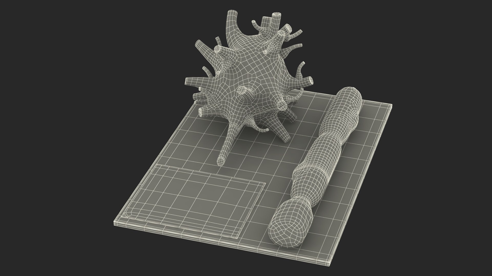 Human Neuron Model on Stand model - TurboSquid 2059401