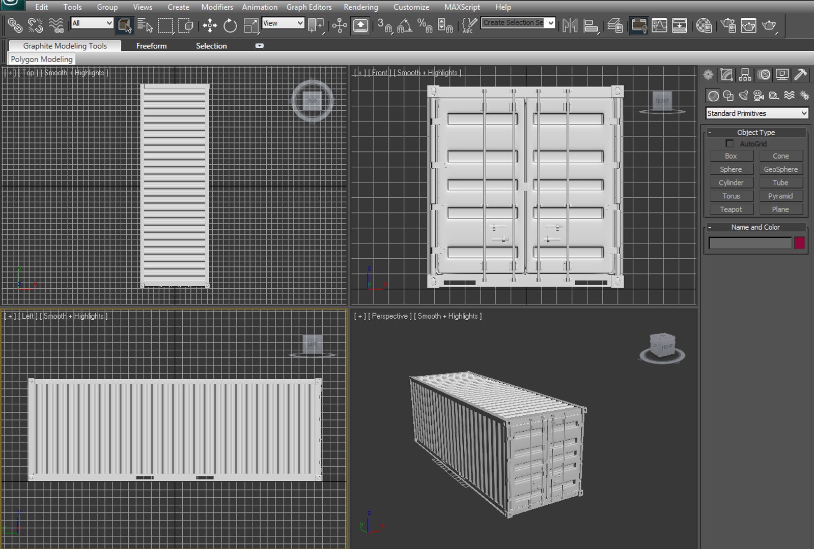 3d Model Container Blender Cycles