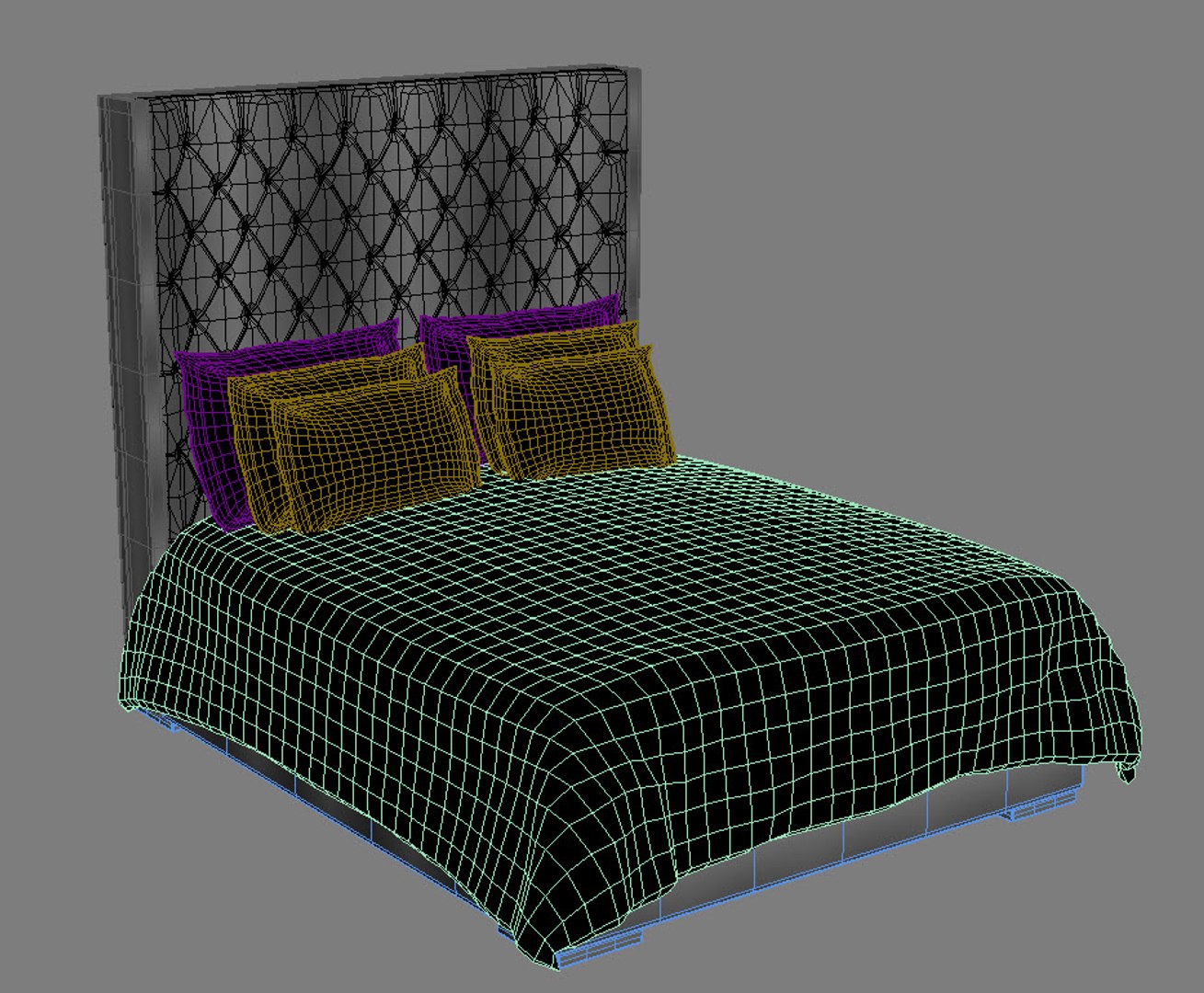 3d Meridiani - Thurman Bed Model