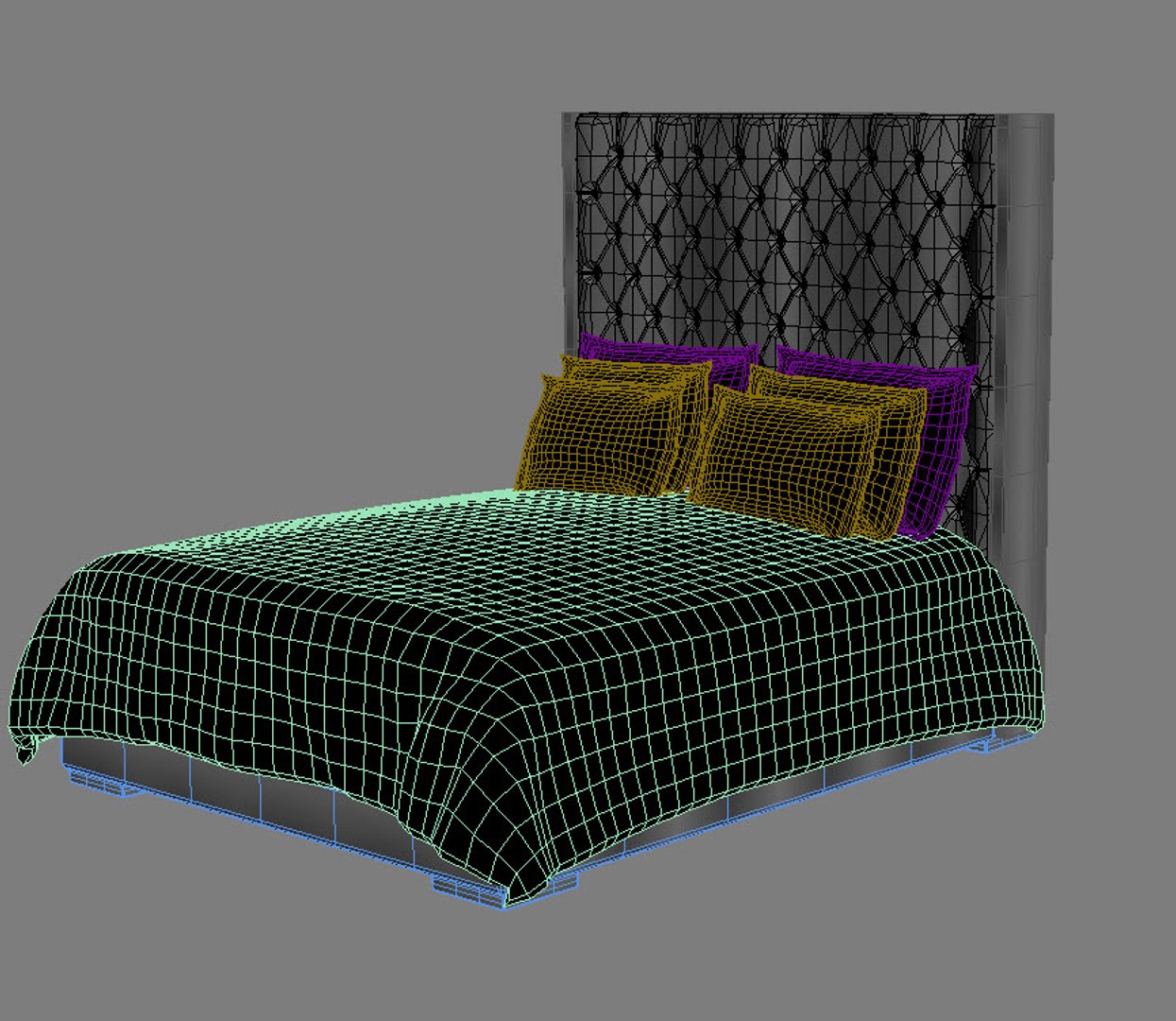 3d Meridiani - Thurman Bed Model