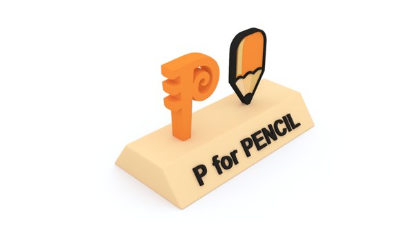 pencil children learning 3D