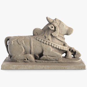 Indian Cow Figurine 3D model