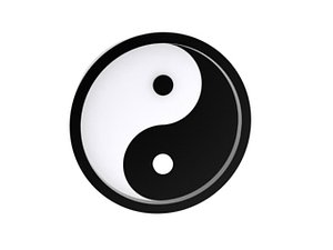 ying yang 3d max